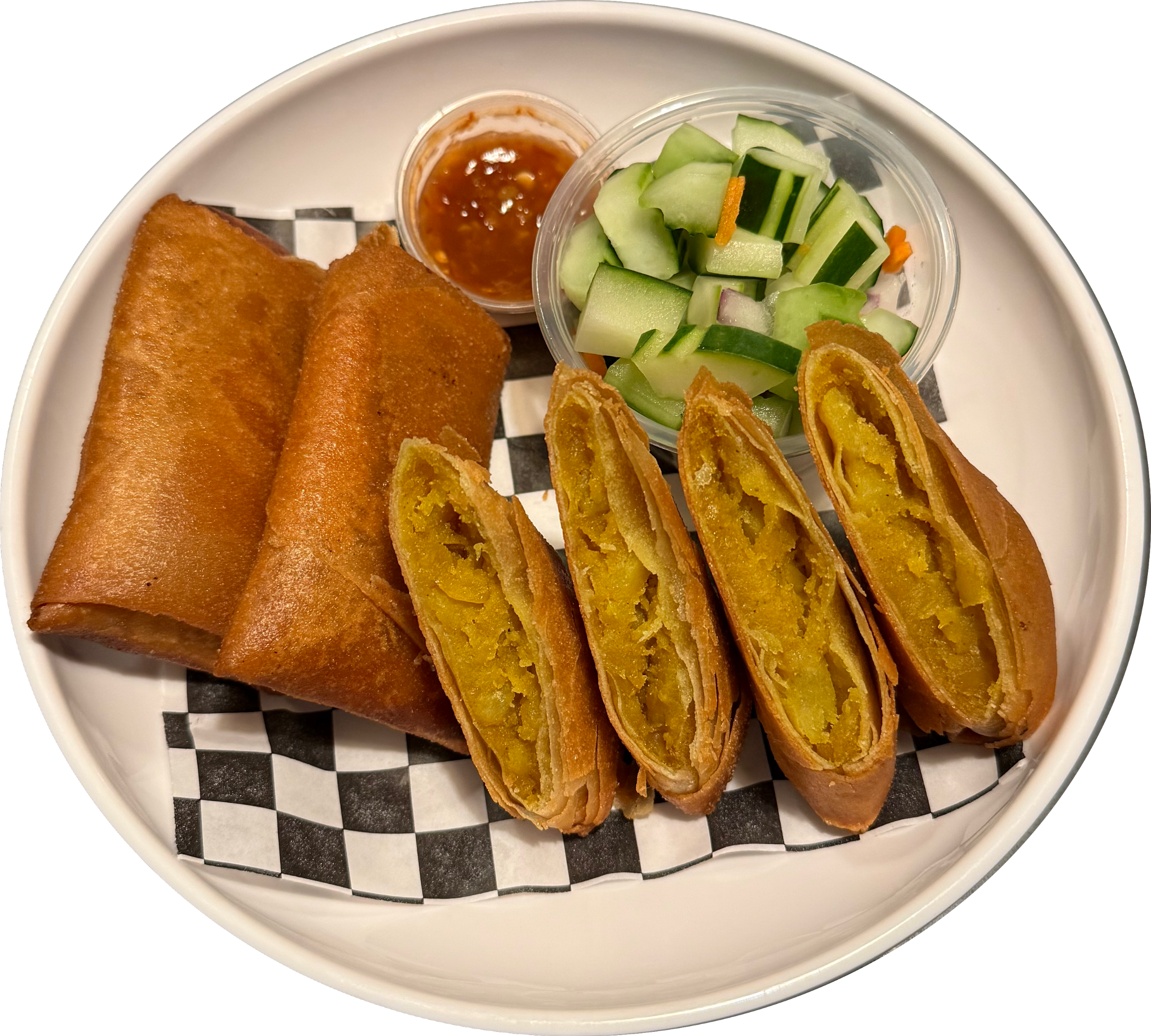 A3. Thai Samosa Egg Rolls