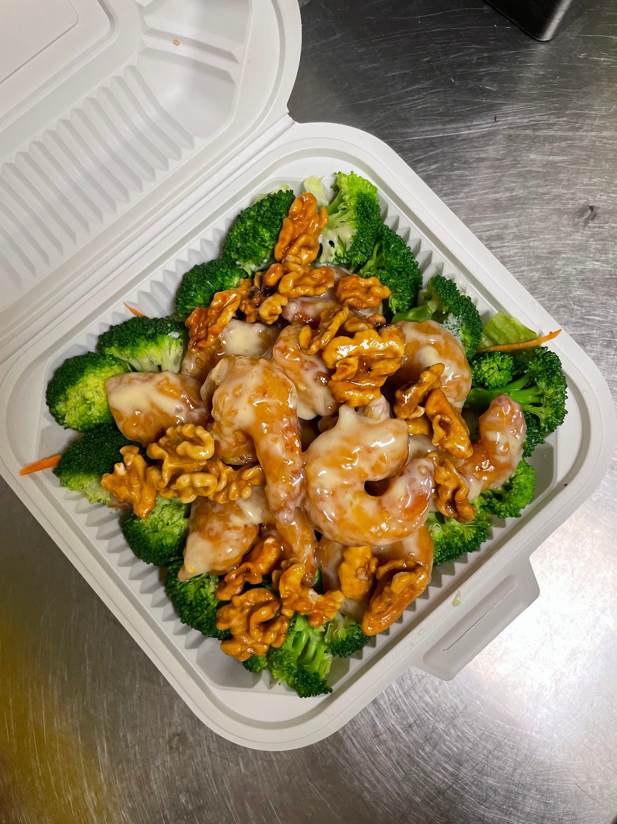 C6. Honey Wasabi Walnut Shrimp
